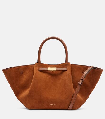 New York Midi suede tote bag - DeMellier - Modalova