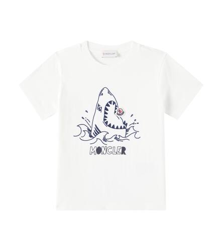 T-shirt en coton imprim  logo - Moncler Enfant - Modalova