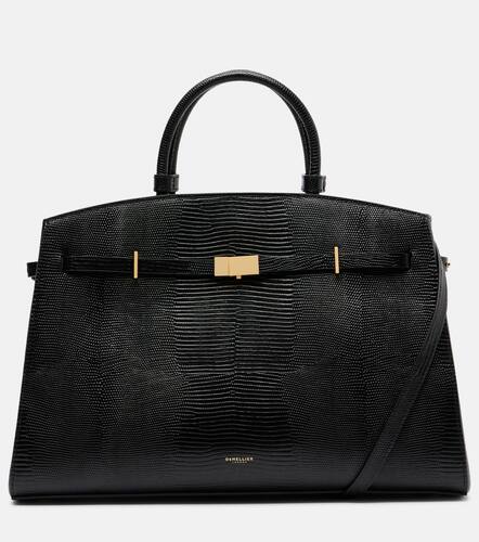 Hudson croc-effect leather tote bag - DeMellier - Modalova