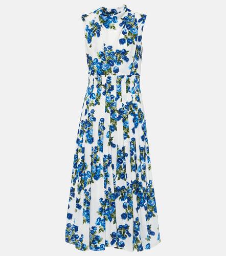 Vestido midi Rosita de crepÃ© floral - Emilia Wickstead - Modalova