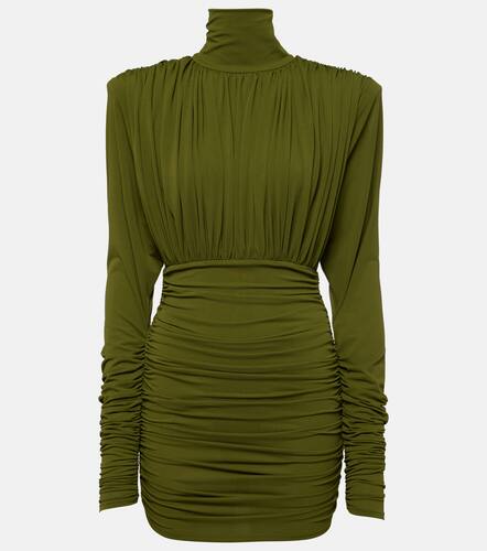 Ruched crepe jersey minidress - Alex Perry - Modalova