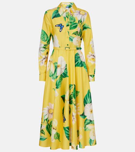 Zara floral cotton shirt dress - Leo Lin - Modalova