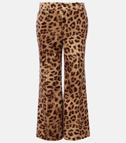 Chlo Pantalon flare en velours  motif lopard - Chloe - Modalova