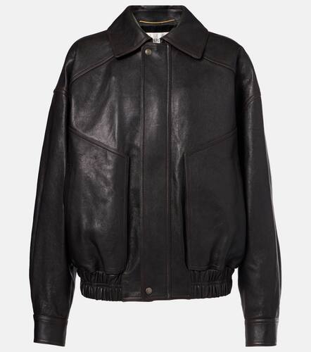 Saint Laurent Leather bomber jacket - Saint Laurent - Modalova