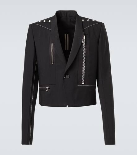 Blazer Alice en laine vierge - Rick Owens - Modalova