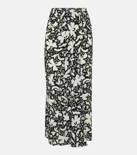 Printed silk midi skirt - Stella McCartney - Modalova