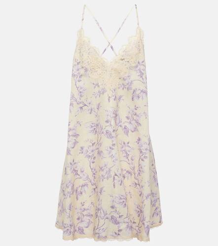 Robe Halliday en lin  fleurs - Zimmermann - Modalova