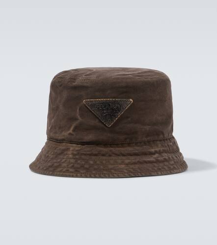 Prada Chapeau bob en coton  logo - Prada - Modalova