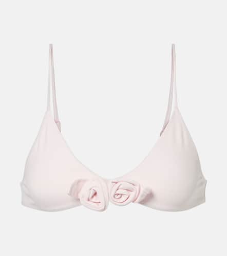 Floral-appliqu bikini top - Coperni - Modalova
