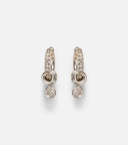 Zahra sterling earrings with diamonds - Spinelli Kilcollin - Modalova