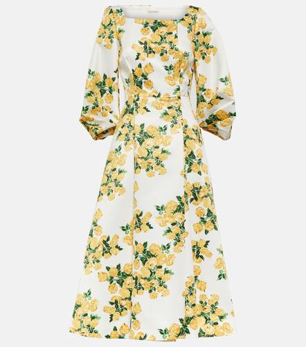 Vestido midi Gabby de tafetÃ¡n floral - Emilia Wickstead - Modalova