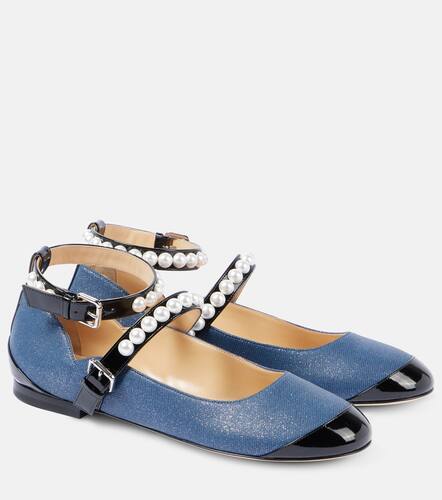 Ballerines en denim  ornements - Mach & Mach - Modalova
