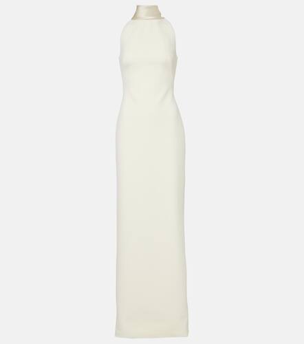 Holliana satin-trimmed crÃªpe gown - Safiyaa - Modalova