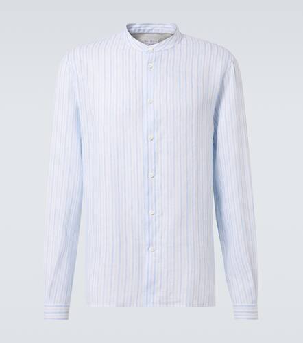 Striped linen shirt - Brunello Cucinelli - Modalova