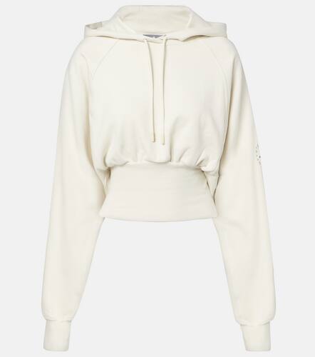 Cropped cotton French Terry hoodie - Adidas by Stella McCartney - Modalova