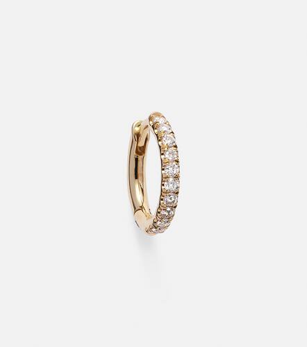 Mini Micro Hoop Pave 18kt and diamond single earring - Spinelli Kilcollin - Modalova