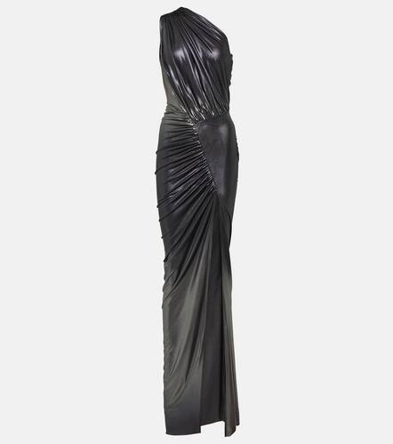 One-shoulder ruched metallic gown - Rick Owens - Modalova