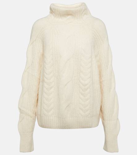 Cable-knit cashmere turtleneck sweater - Jardin des Orangers - Modalova