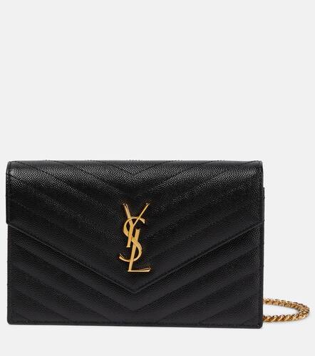 Cassandre matelasse envelope leather wallet on chain - Saint Laurent - Modalova