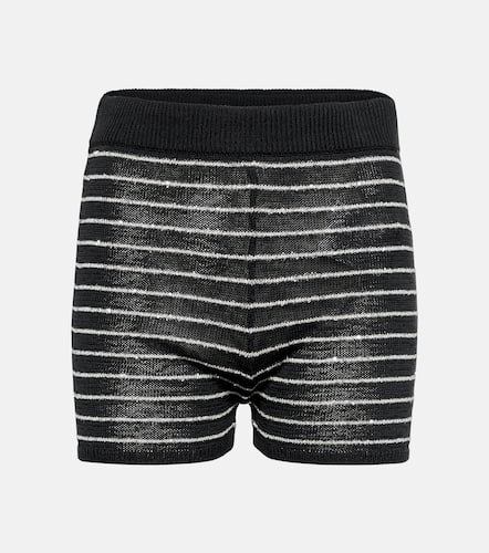 Knitted cotton shorts - Brunello Cucinelli - Modalova