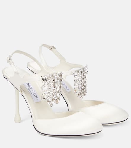 Escarpins Verity 95 en satin  ornements - Jimmy Choo - Modalova
