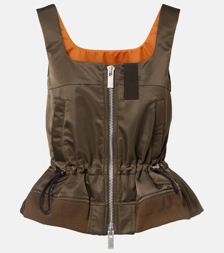 Sacai Technical zip-up tank top - Sacai - Modalova