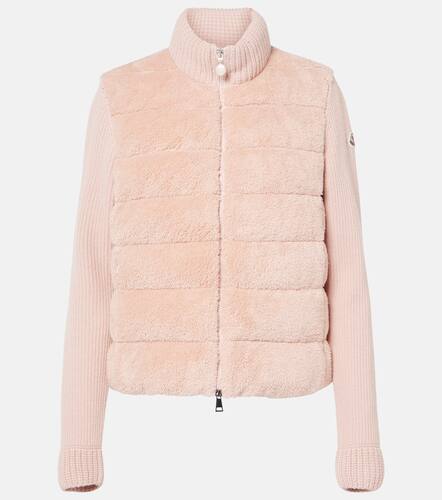 Cardigan doudoune en fourrure synthtique - Moncler - Modalova