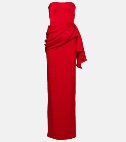 Alex Perry Draped crepe satin gown - Alex Perry - Modalova