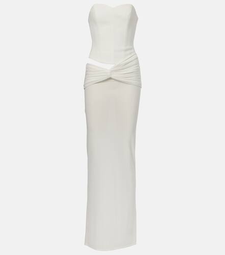Draped crepe jersey corset dress - Alex Perry - Modalova
