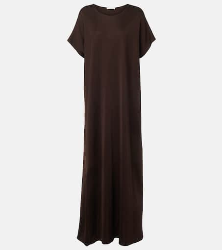パーティードレス [The Row] Kaori Dress in Viscose Kaori maxi dress in brown - The Row | Mytheresa