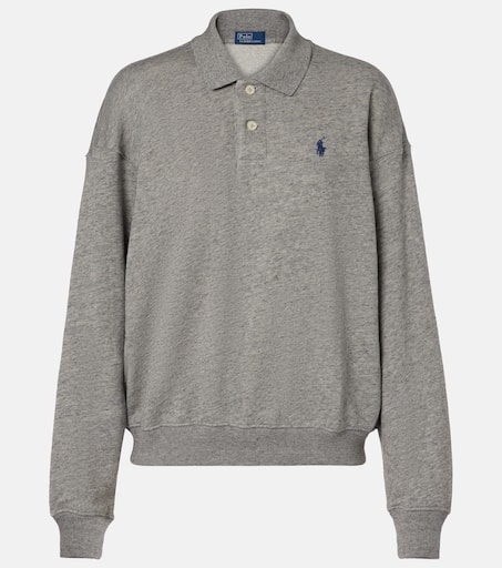 スウェット・トレーナー Polo Ralph Lauren Cotton Blend Sweatshirt Wi Cotton-blend polo sweatshirt in grey - Polo Ralph Lauren