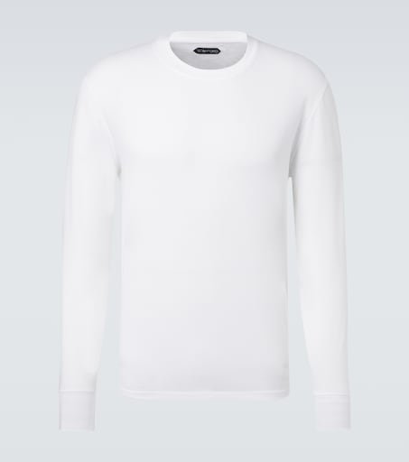 TOM FORD ホワイト タンクトップ サイドジッパー 白 XS P01097118.jpg