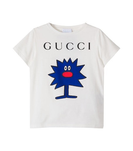 【新品未使用】GUCCI キッズTシャツ x Mr. Men Little Miss cotton jersey T-shirt in white - Gucci Kids