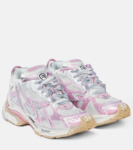 Sneakers Runner aus Nylon mit Mesh in Pink - Balenciaga | Mytheresa