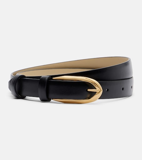 Pinch leather belt in black - Givenchy | Mytheresa