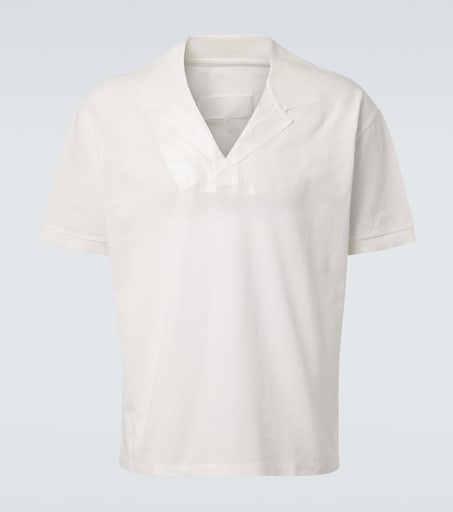 Maison Margiela Cotton piqué polo shirt