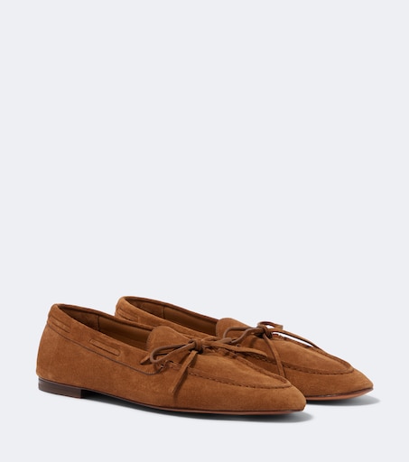 $1195 RALPH LAUREN PURPLE LABEL SHOES 13 D BROWN SUEDE SLIPPERS SLIP ON LOAFER Ralph Lauren Purple Label | Shoes | Ralph Lauren Purple  main image 3