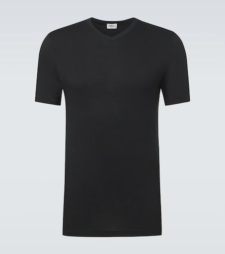 Jersey T-shirt in black - Zimmerli | Mytheresa