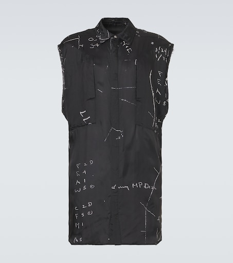Rick Owens Jumbo printed shirt
