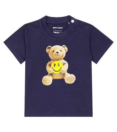 Camiseta Palm Angels Bear Niño - Rojo/Marrón | Estilo Urbano Y Divertido