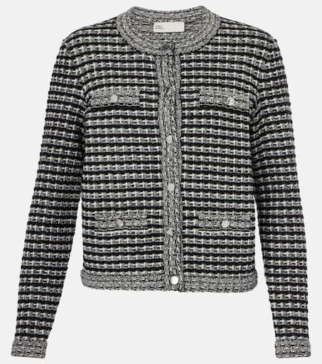 【送料&関税込】Tory Burch Dark Grey Wool Blend Simone Cardi Simone Cardigan: Women's Clothing | Sweaters | Tory Burch UK
