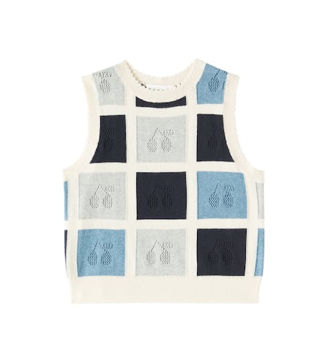 新品/BORDERS at BALCONY SPRING MOHAIR VEST 新品/BORDERS at BALCONY SPRING MOHAIR VEST