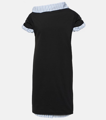 Cotton jersey midi dress