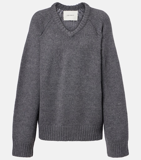 Oia oversized cashmere sweater in grey - Lisa Yang | Mytheresa