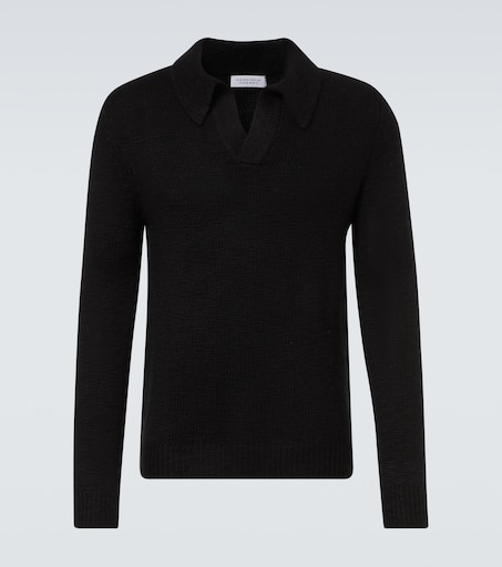 Gabriela Hearst Cashmere polo sweater