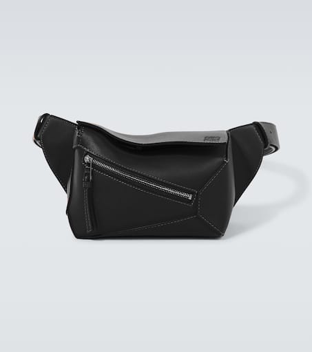 ショルダーバッグ LOEWE BROWN LEATHER SMALL PUZZLE BELT BAG Loewe Puzzle Edge Small Full-grain Leather Belt Bag In Brown