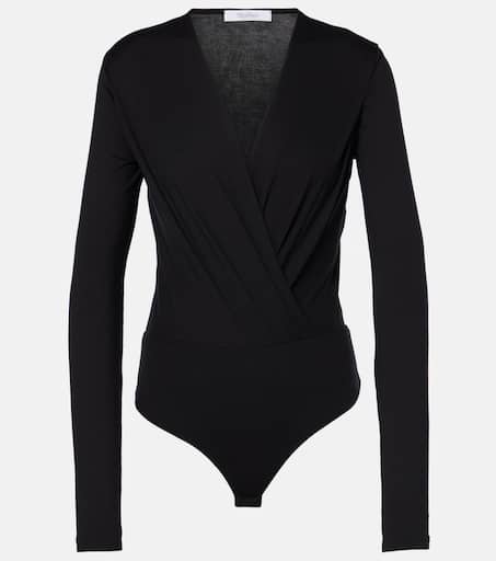インナー・ルームウェアその他 Max Mara APOGEO1234 - Viscose turtleneck jersey bodysuit High-neck viscose jumper, black | 