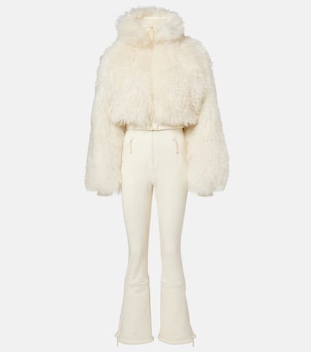Nozawa shearling ski suit in white - Cordova | Mytheresa
