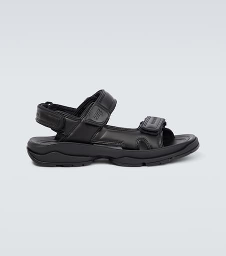 Tourist sandals in black Balenciaga Mytheresa