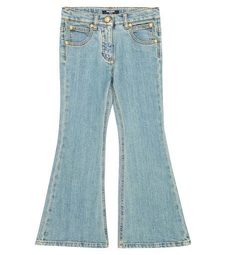 【関税&送料込】Balmain Flare Fit Jeans Flared denim jeans blue blue - Women | BALMAIN